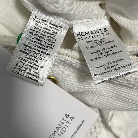 Hemant & Nandita Eyelet Belted Shorts - Picture 12 of 17